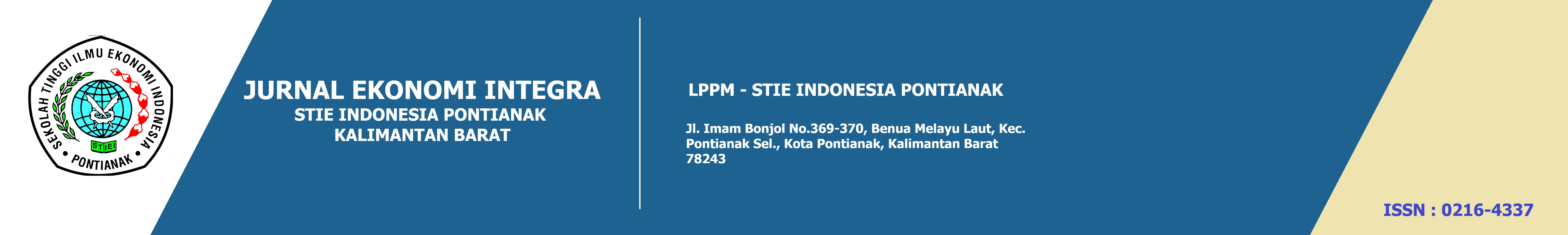 JURNAL EKONOMI INTEGRA - STIE INDONESIA PONTIANAK